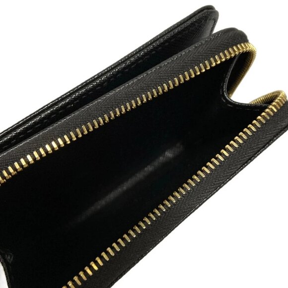 Auth PRADA - 1ML036 Black Leather Bifold Wallet - Picture 4 of 11